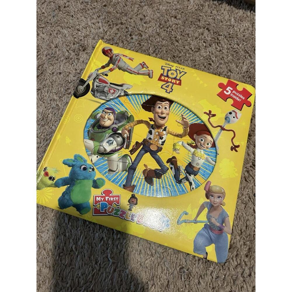 Toy Story 4 Disney Pixar My First Puzzle Book Featuring 5 Puzzles For Toddler